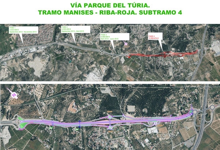 La Diputacin inicia la ltima fase del proyecto de desdoblamiento de la carretera entre Manises y Riba-roja